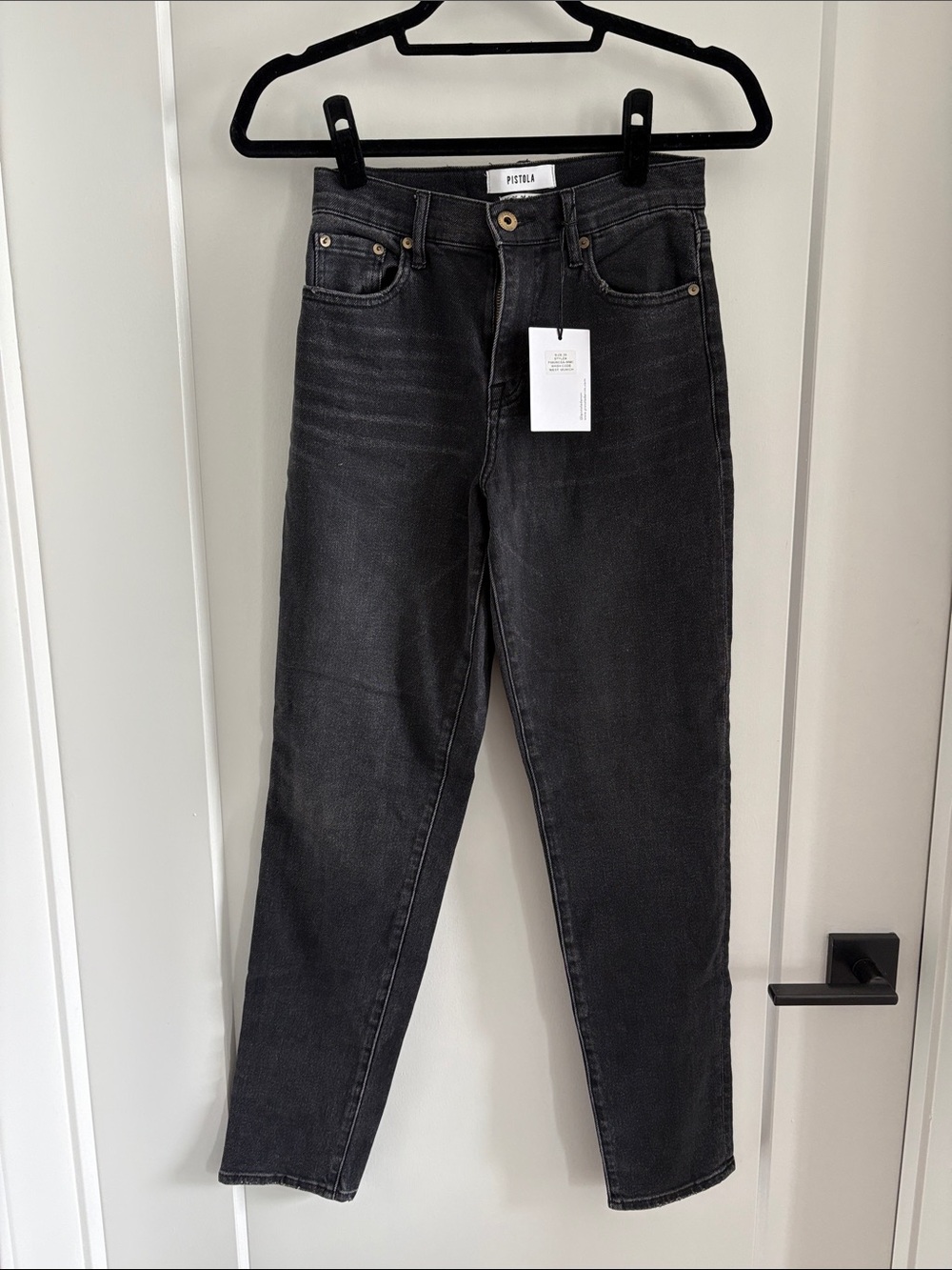 pistola High-Rise Straight-Leg Jeans